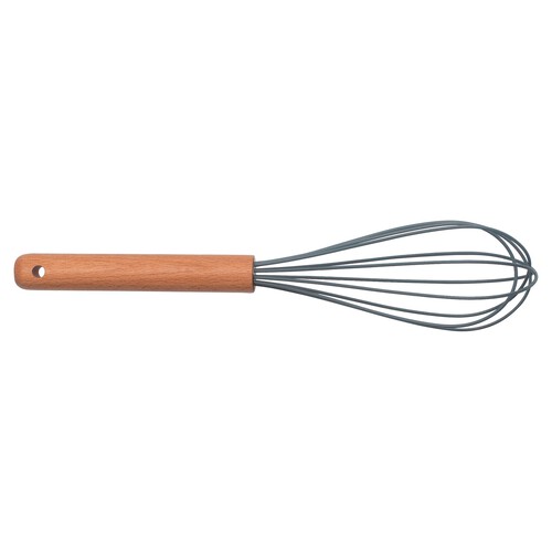 Nutmeg Home Wood & Silicone Whisk