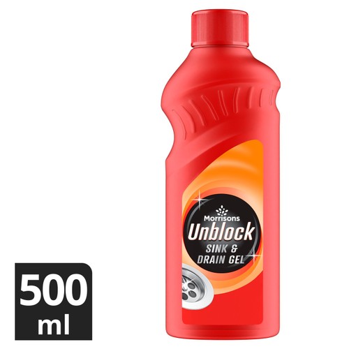Morrisons sink drain gel unblocker