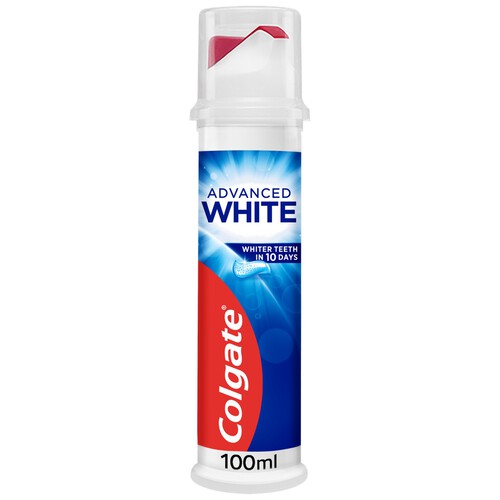 Colgate Advance White Teeth Whitening Toothpaste Pump