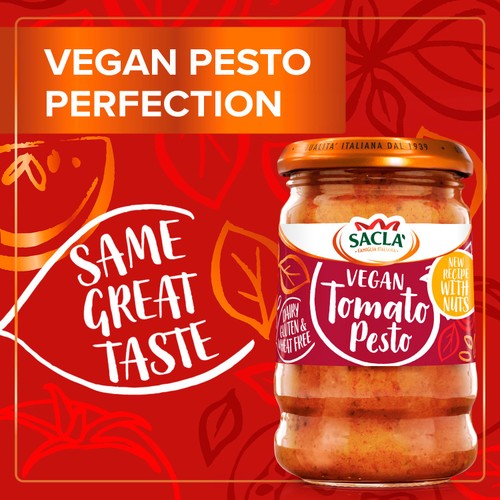 Sacla' Vegan Tomato Pesto 190g