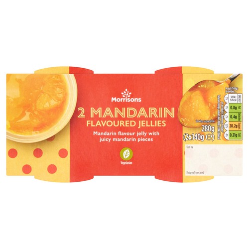 Morrisons 2 Mandarin Flavoured Jellies