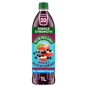 Robinsons Apple & Blackcurrant No Added Sugar Squash 1L
