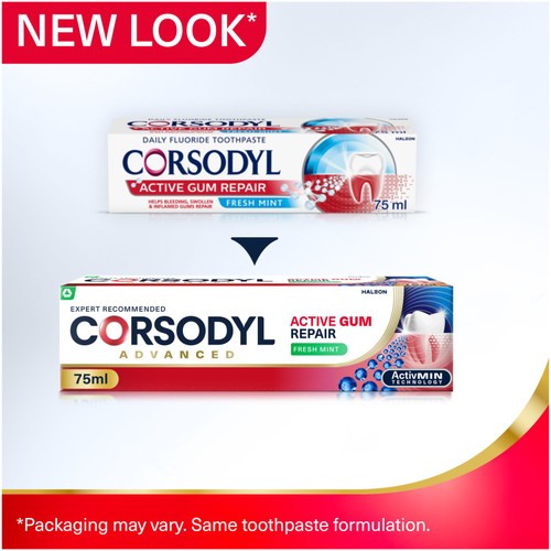 Corsodyl Active Gum Repair Fresh Mint Toothpaste 75ml