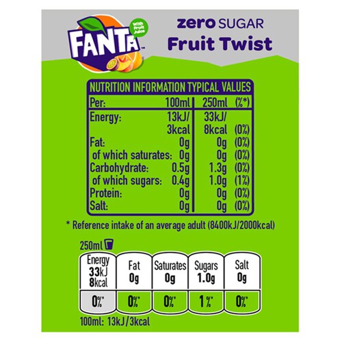 Fanta Zero Fruit Twist 