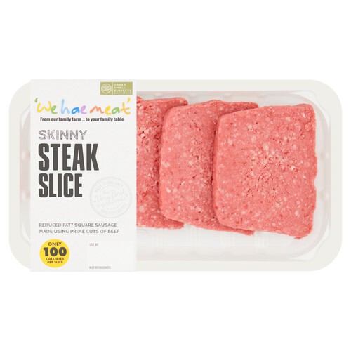 We Hae Meat Reduced Fat Steak Slice Beef Sausage 