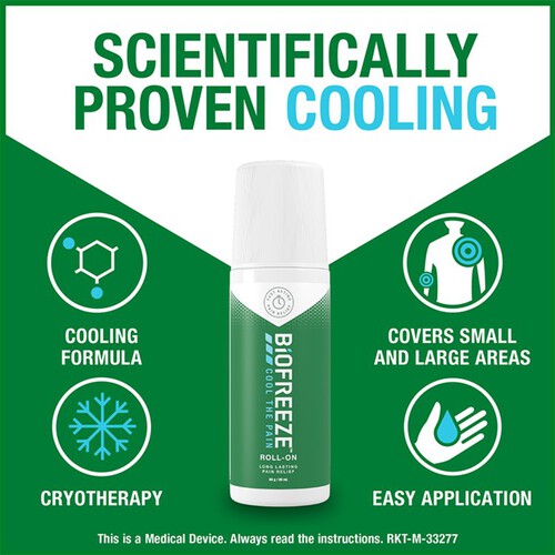 Biofreeze Topical Pain Relief Roll On 