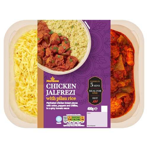 Morrisons Chicken Jalfrezi & Rice