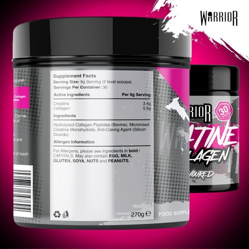 Warrior Creatine Collagen Unflavoured 270G