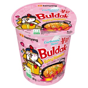 Samyang Buldak Spicy Ramen Hot Chicken & Carbonara Flavor 80g