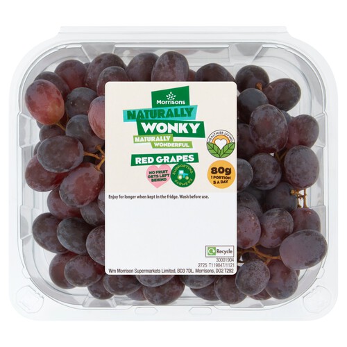 Morrisons Red Wonky Grapes