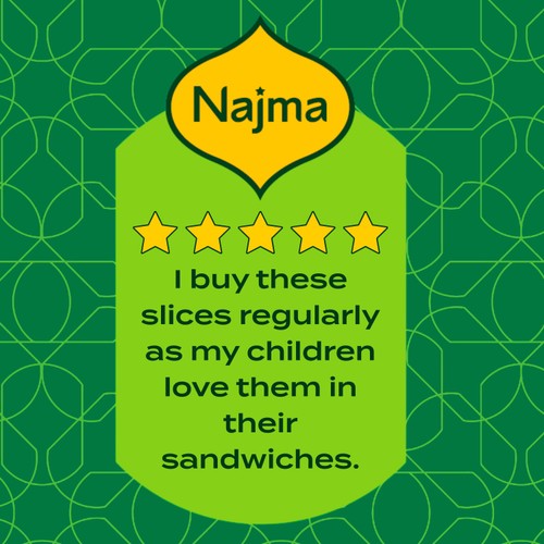 Najma Bear Halal Delicious Turkey Slices 