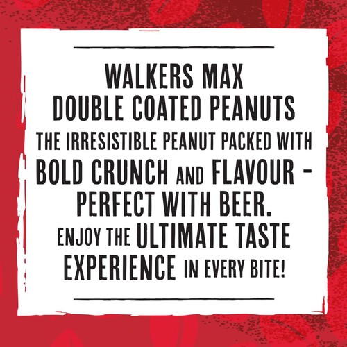 Walkers Max Jalapeno & Cheese Sharing Double Coated Peanuts 