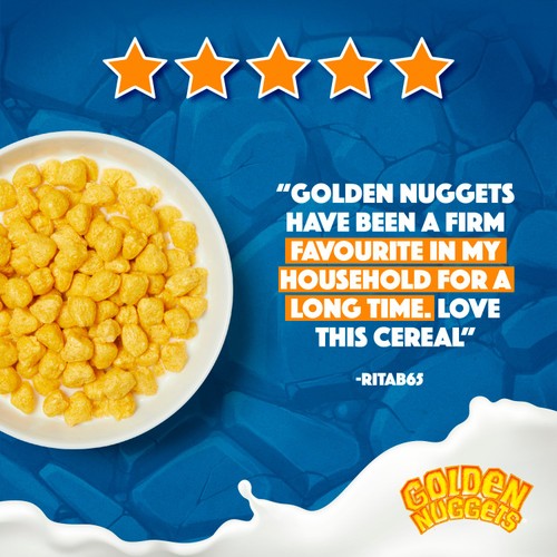 Nestle Golden Nuggets Cereal 375g