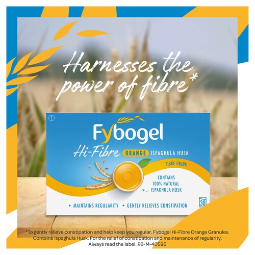 Fybogel Hi - Fibre Orange Flavour, 30 Sachets