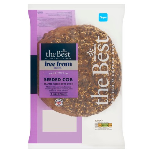 Morrisons The Best Free From Seeded Cob 400g