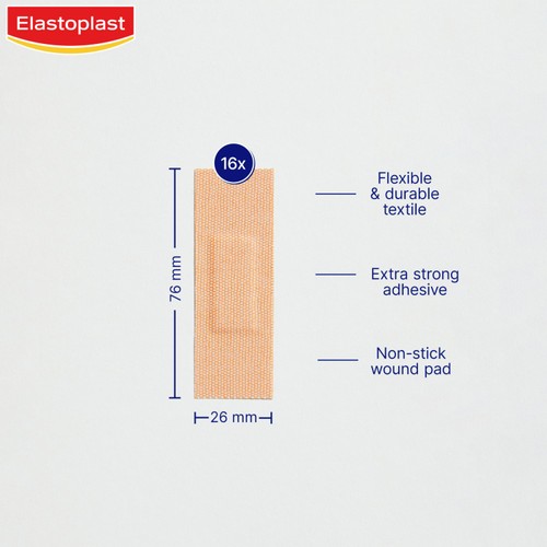 Elastoplast Extra Tough 16 Pack