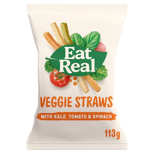 Eat Real Veggie Straws Kale, Tomato & Spinach 