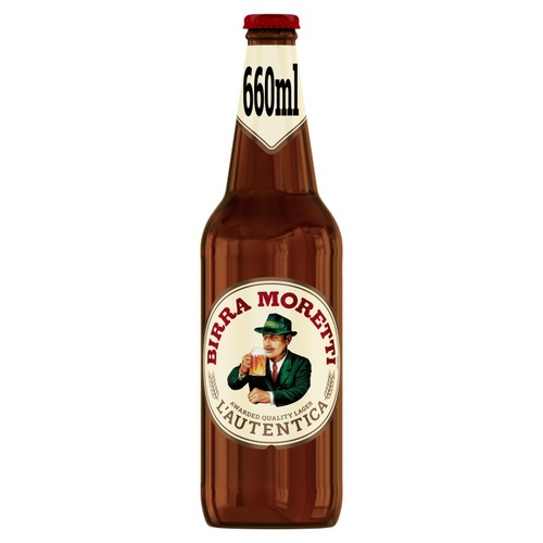 Birra Moretti Lager Beer Bottle
