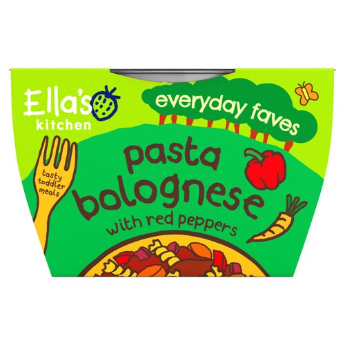 Ellas Kitchen Organic Pasta Bolognese Toddler Tray Meal 12+ Months