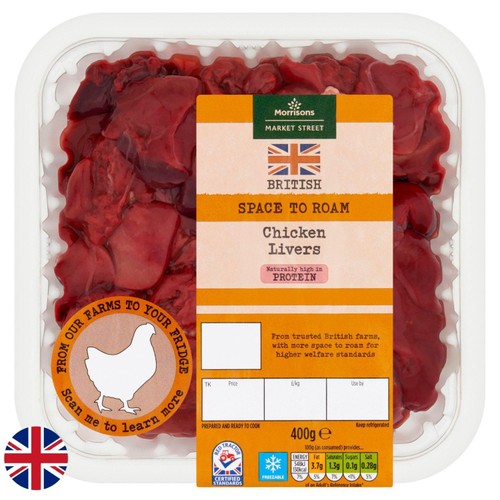 Morrisons British Chicken Livers 400g
