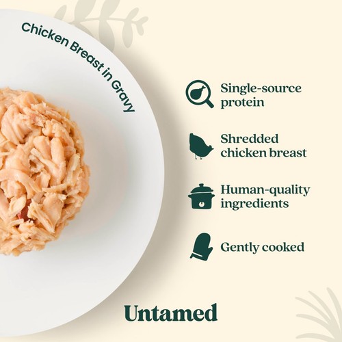 Untamed Chicken In Gravy Cat Food 