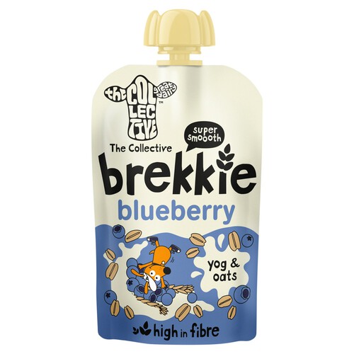 The Collective Brekkie Blueberry & Oat Kids Yoghurt Pouch 