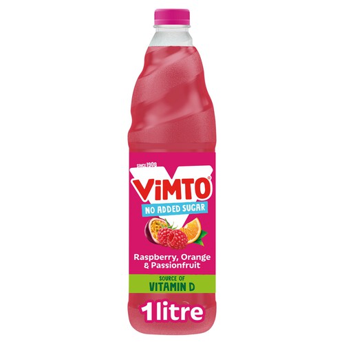 Vimto Raspberry, Orange & Passionfruit Real Fruit Squash