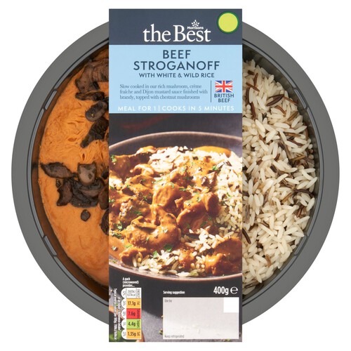 Morrisons The Best Steak Stroganoff 