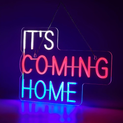 Brooklyn Neon Light It's Coming Home