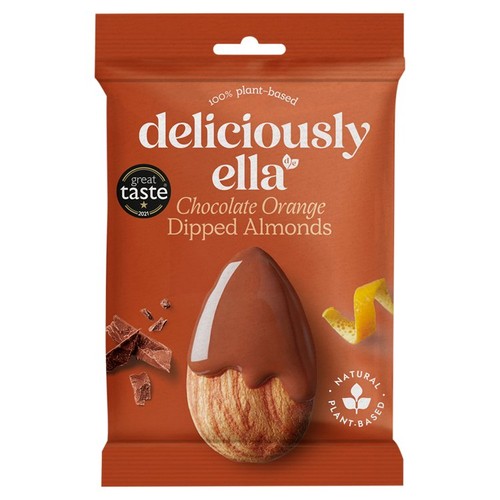 Deliciously Ella Chocolate Orange Dipped Almonds   27g