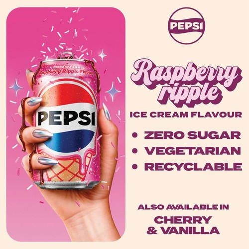 Pepsi Raspberry Ripple 8 x 330ml
