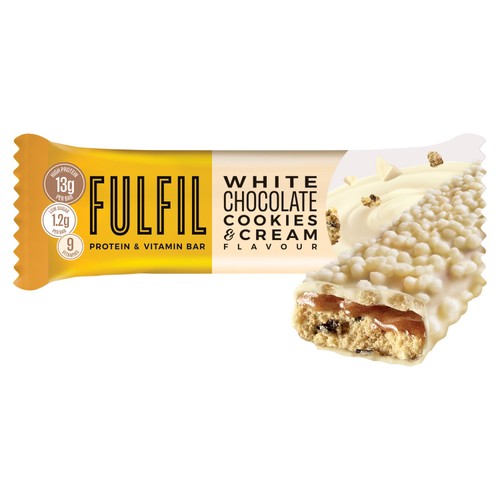 Fulfil Protein + Vitamin Bar White Chocolate Cookies & Cream 40g