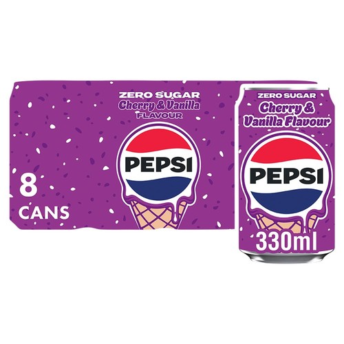 Pepsi Cherry Vanilla 8 x 330ml