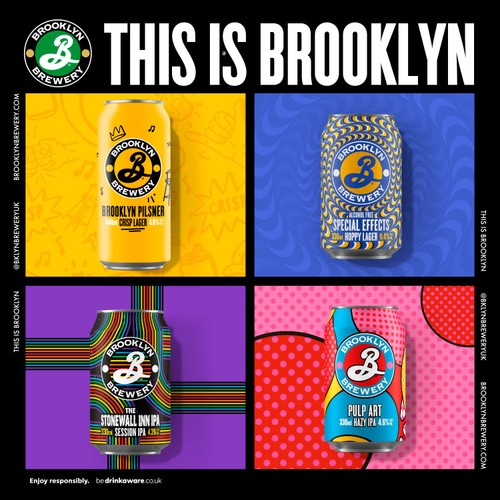 Brooklyn Pilsner Lager Beer Cans 