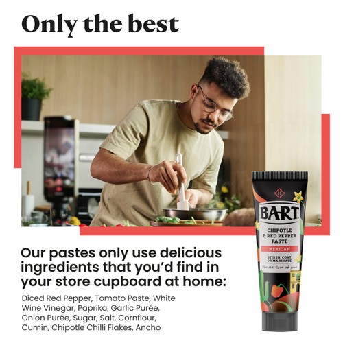 Bart Mexican Chipotle & Red Pepper Paste 80g