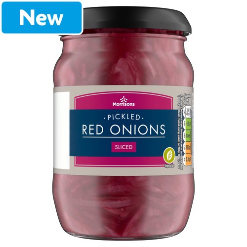 Morrisons Pickled Red Onions Sliced