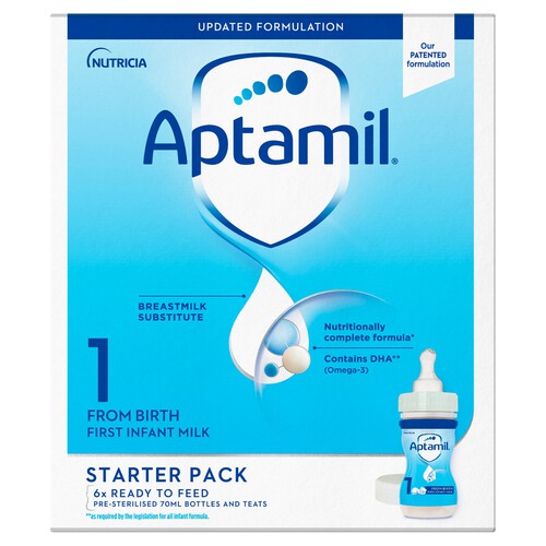 Aptamil 1 First Baby Milk Formula Starter Pack From Birth