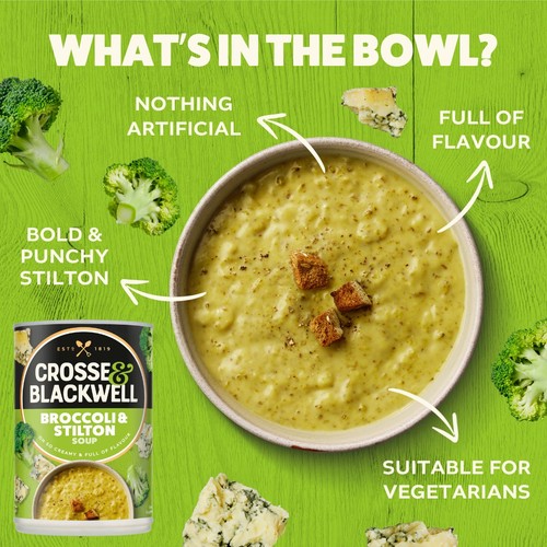 Crosse and Blackwell Best of British Broccoli and Stilton Soup