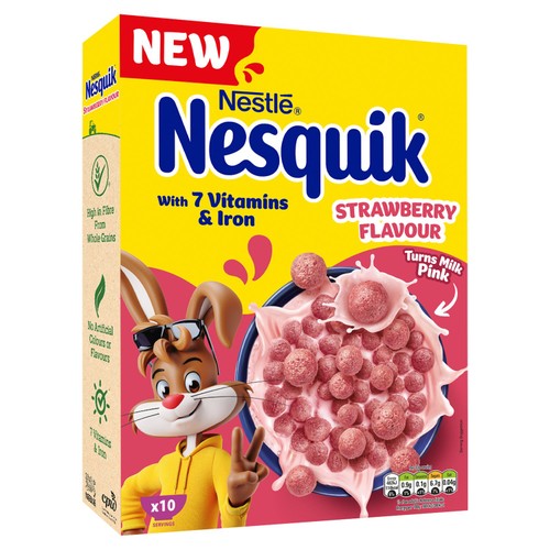 Nesquik Strawberry Breakfast Cereal 310g