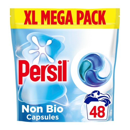 Persil Non Bio 4 in 1 Laundry Washing Detergent Capsules 48 Wash