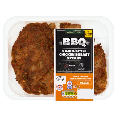 Morrisons cajun style chicken breast steaks