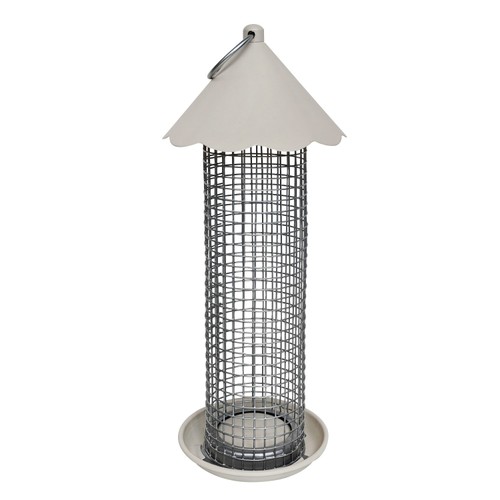 Nutmeg Scallop Bird Feeder Cream