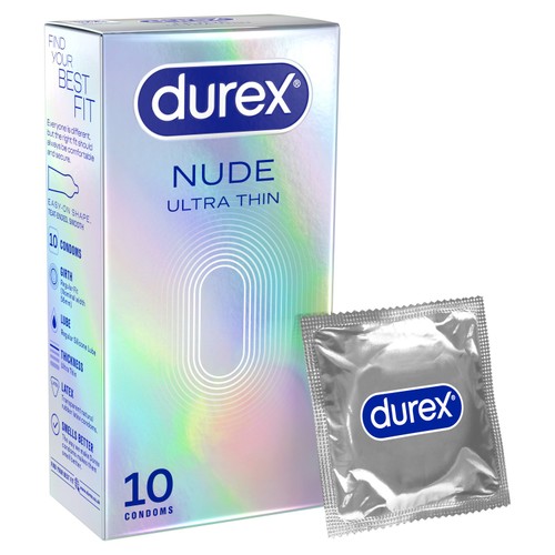 Durex Nude Condom Regular Fit 10 Pack