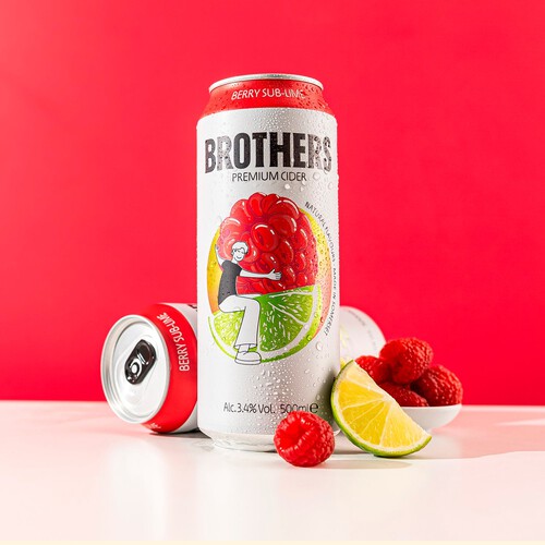 Brothers Its Berry Sublime Cider 3.4% Abv