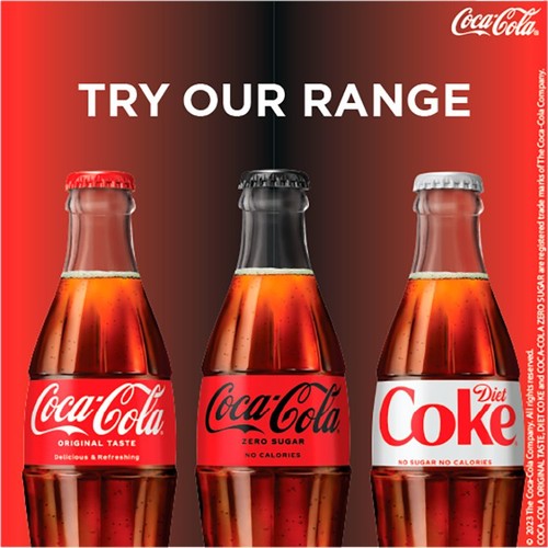 Diet Coke Bottles   4 x 250ml