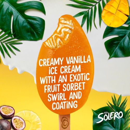 Solero Exotic Ice Cream Stick 90ml