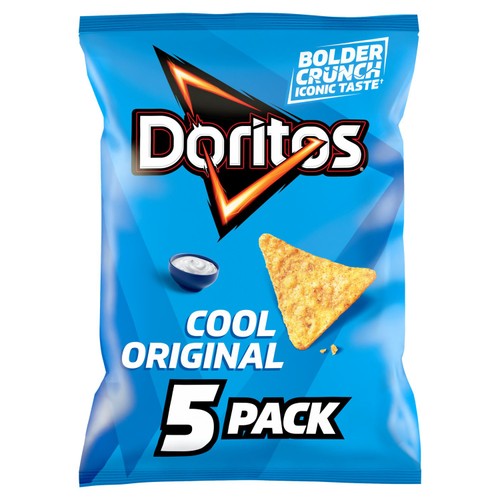 Doritos Cool Original Tortilla Chips Multipack Crisps 5x30g