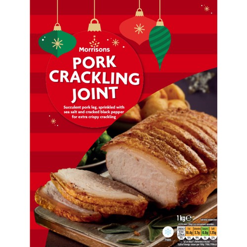 Morrisons Pork Crackling Joint