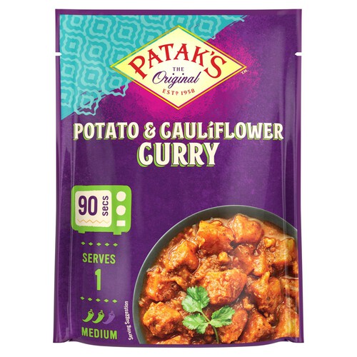 Patak's Meals In Minutes Potato & Cauliflower Curry 