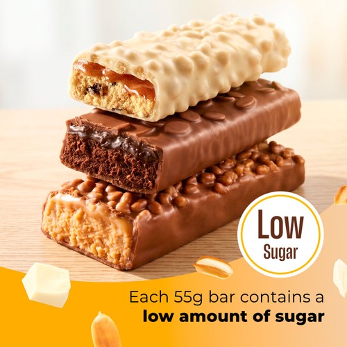Fulfil White Chocolate Peanut & Caramel Flavour Vitamin & Protein Bar 55g